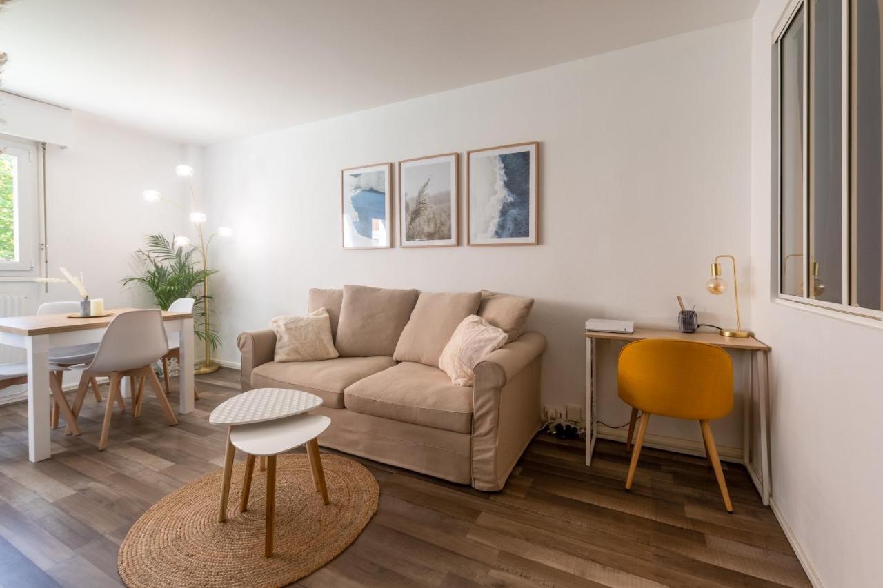 Hygge - Superbe Apt Renove Rouen Gare Avec Parking Privatif Appartement Buitenkant foto